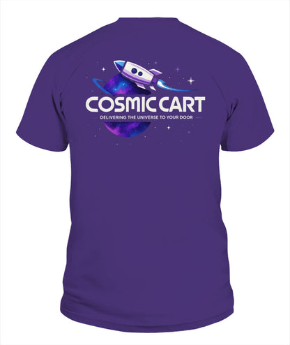 Cosmic Cart Adult T-Shirt Astronaut