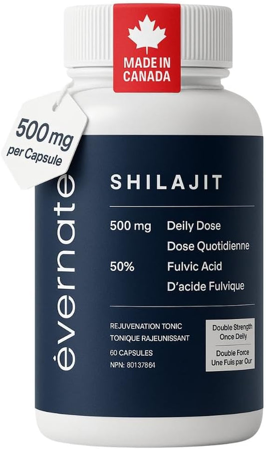 NEW Extra-Strength 500Mg per Capsule –  Shilajit Capsules, Pure Himalayan Natural Shilajit for Men & Women, 1 Capsule/Day, Trace Minerals, Immune Support, Energy & Vitality